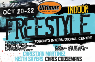 Don’t Miss this Ultimax Belts Freestyle Event at the Toronto Powersports Show